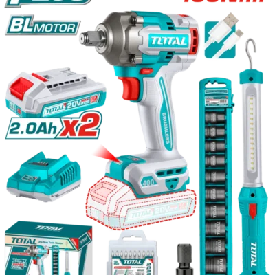 Bộ combo máy khoan TDLI200528 và máy siết buloong TIWLI2038 dùng pin 20V