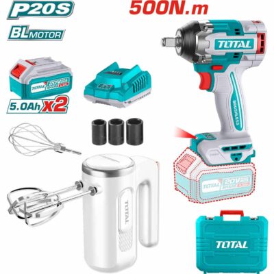 Bộ combo máy khoan TDLI200528 và máy siết buloong TIWLI2038 dùng pin 20V