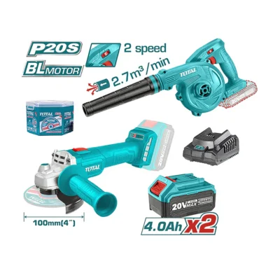 Bộ combo máy khoan TDLI200528 và máy siết buloong TIWLI2038 dùng pin 20V