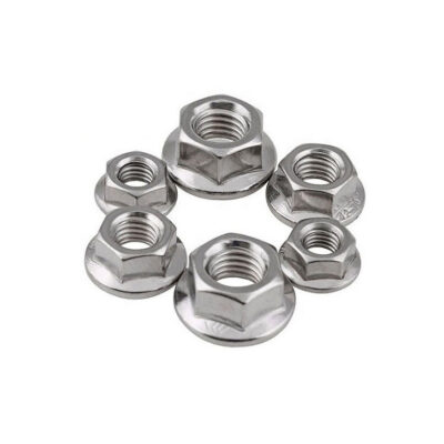 Đai ốc liền long đen DIN 6923