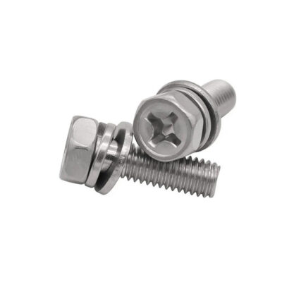 Vít pake liền long đen kép inox GB9074.13
