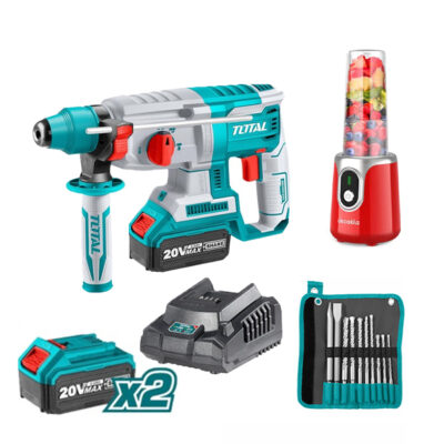 Bộ combo gồm máy khoan pin TIDLI12201 12V,45 tuavít, 16 mũi khoan