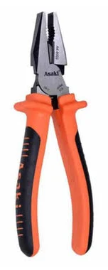 Kìm Điện đa năng Cao Cấp Xám - Sọc Cam 8.5" K-8066 8.5"