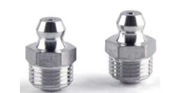 VÚ BƠM MỠ INOX THẲNG REN M6 500