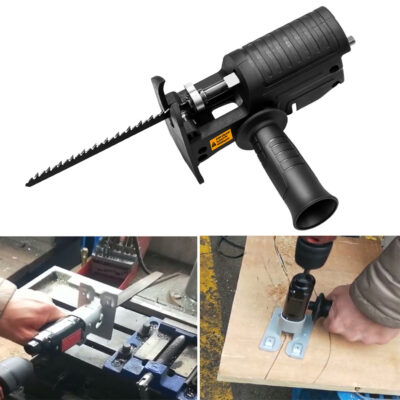 BỘ CHUYỂN CƯA LỌNG CHO MÁY KHOAN (Chuôi lục giác 6mm) Kèm 3 lưỡi