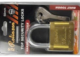 Khóa Rolinson Vàng 2 màu (Chìa solex) thường 40mm