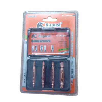 Bộ Lấy Vít Gãy - vàng đồng K-3690 3-5mm 4-8mm 5-10mm 6-14mm