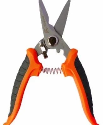 Kéo Cắt Cành Nhọn Tay Cam Đen K-8630