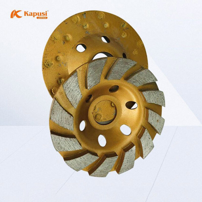 Chén Mài Đá Vàng Răng Liền K-3735 Mài Ướt