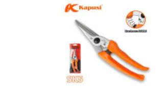 Kéo Cắt Cành Nhựa Lưỡi Đen Nhọn Mini K-8638 7"