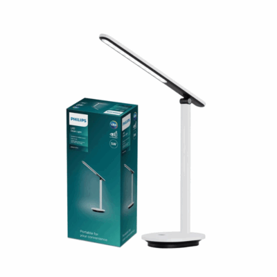 Đèn bàn Ivory DSK203 PT 5W 27-50K W USB 02 Philips