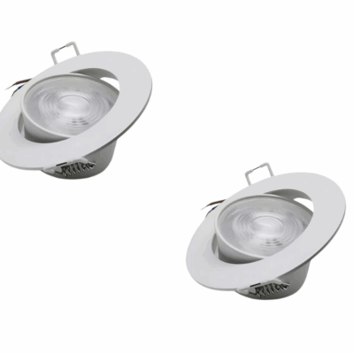 Đèn âm trần SL190 RD 090 MB 9W WH GM (Thay đổi góc chiếu linh hoạt theo 1 trục)